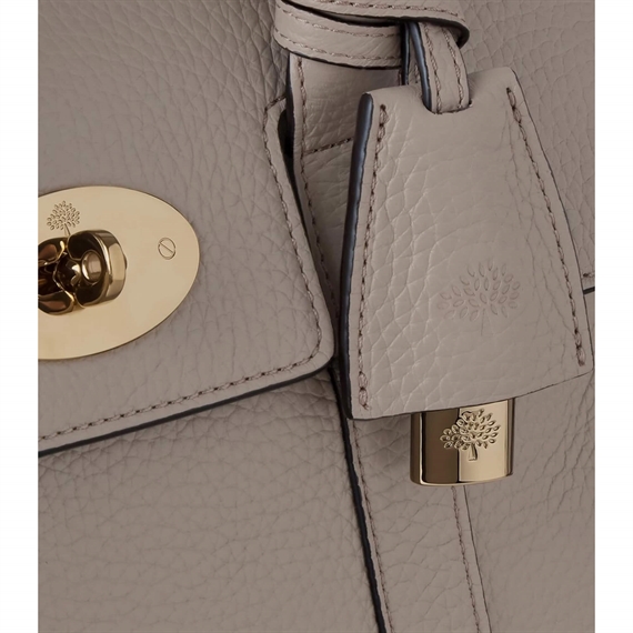 Mulberry Small Bayswater Satchel Cashmere Taupe Heavy Grain